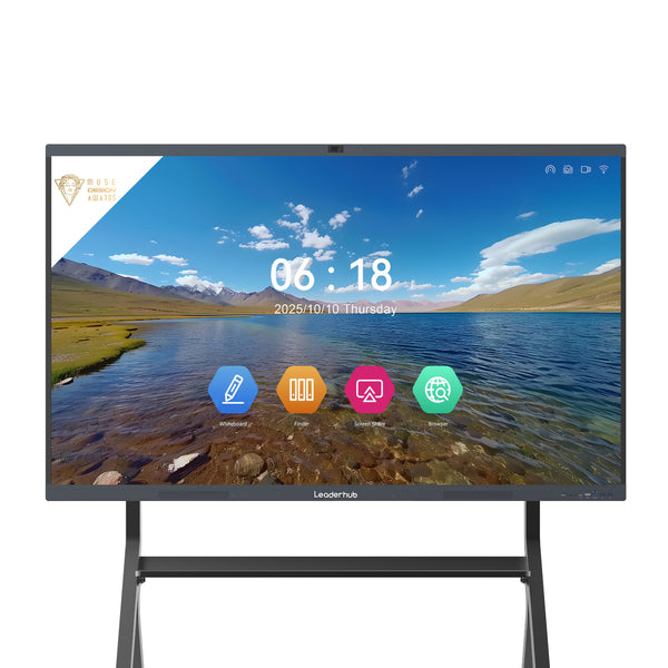 LeaderHub L65HM smart whiteboard, front